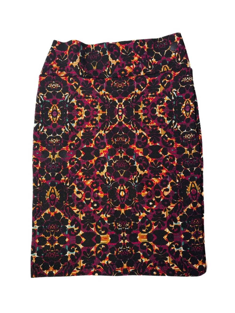 LuLaRoe Pencil Skirt Kaleidoscope Print | Size Medium - Picture 2 of 2